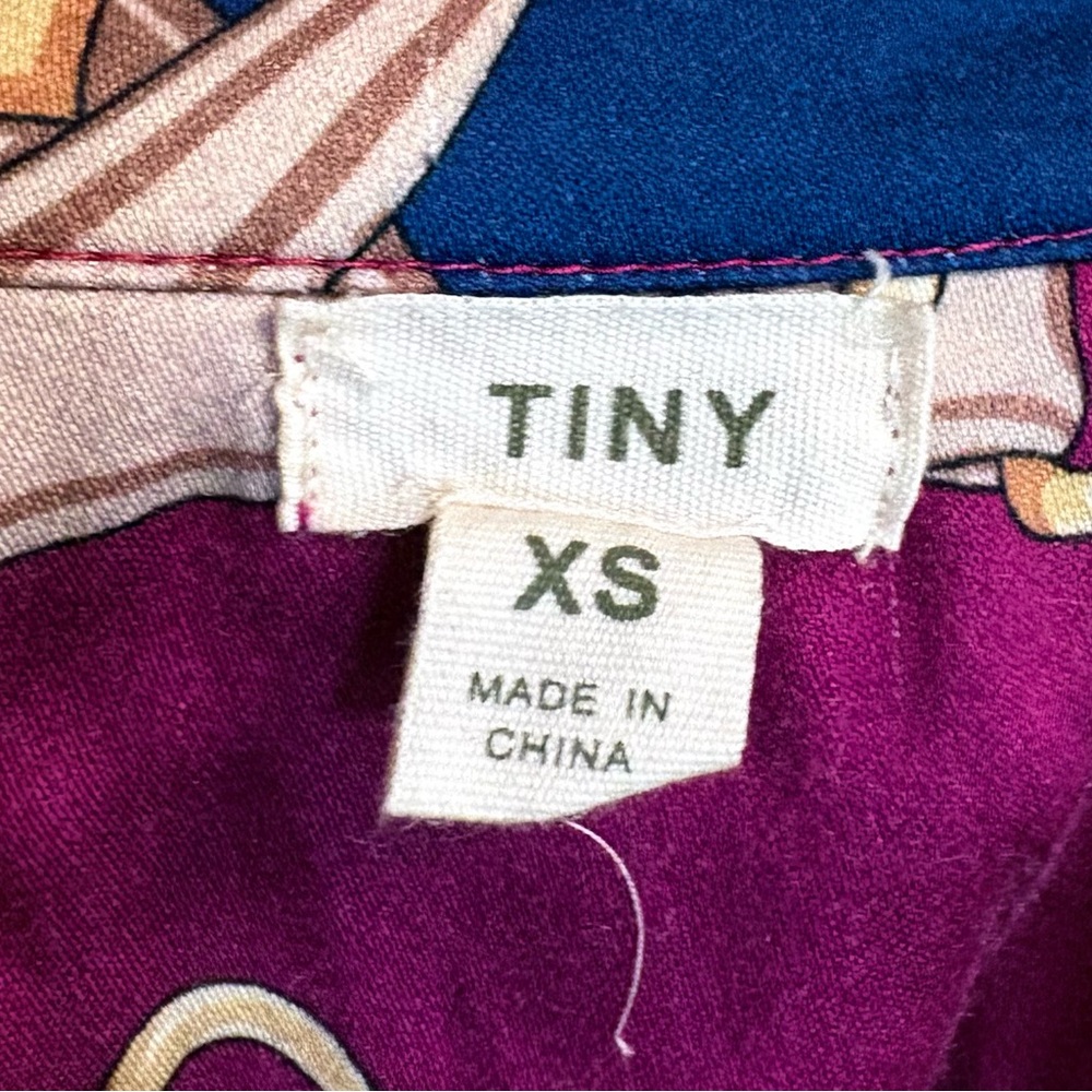 Tiny Anthropologie Patchwork Floral Long Sleeve O… - image 7